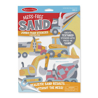 Melissa & Doug - Mess-Free Sand - Jumbo Foam Stickers - Construction