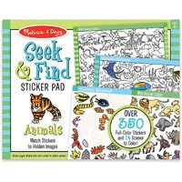 Melissa & Doug - Seek & Find Sticker Pad- Animals