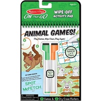 Melissa & Doug - On The Go - Animal Games! Activity Pad