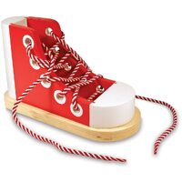 Melissa & Doug - Wooden Lacing Sneaker