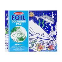 Melissa & Doug - Foil Colouring Pad - Animals