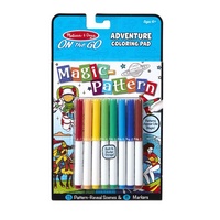 Melissa & Doug - On The Go - Magic Pattern Colouring Pad - Adventure