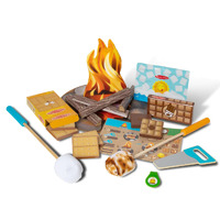 Melissa & Doug - Let's Explore - Campfire S'mores Play Set