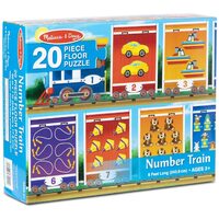 Melissa & Doug - Number Train Floor Puzzle 20pc