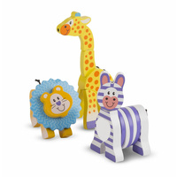Melissa & Doug - First Play - Safari Grasping Toys