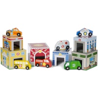 Melissa & Doug - Nesting & Sorting Buildings & Vehicles