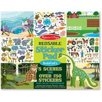 Melissa & Doug - Reusable Sticker Pad - Habitats