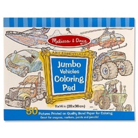 Melissa & Doug - Jumbo Colouring Pad - Vehicles