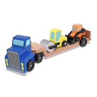 Melissa & Doug - Wooden Low Loader
