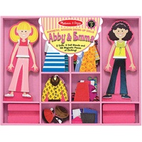 Melissa & Doug - Abby & Emma Magnetic Dress-Up