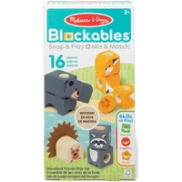 Melissa & Doug - Blockables Woodland Creatures 16pc