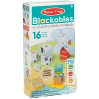 Melissa & Doug - Blockables Farm Friends 16pc