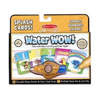 Melissa & Doug - On The Go - Water WOW! Splash Cards - Shapes! Numbers! Colours!