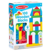 Melissa & Doug - 100 Wooden Blocks