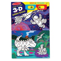 Melissa & Doug - Easy-to-See 3D Colouring Puzzle - Space