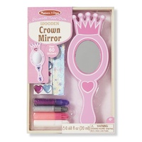 Melissa & Doug - Decorate Your Own - Wooden Crown Mirror