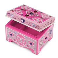 Melissa & Doug - Decorate-Your-Own Wooden Jewellery Box