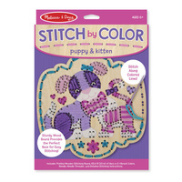 Melissa & Doug - Stitch by Colour - Puppy & Kitten
