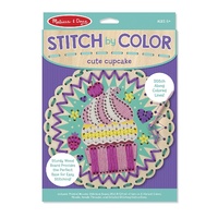 Melissa & Doug - Stitch by Colour - Cupcake