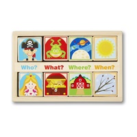 Melissa & Doug - Wooden Story Blocks