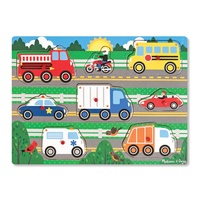 Melissa & Doug - Vehicles Peg Puzzle
