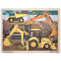 Melissa & Doug - Diggers At Work Jigsaw 24pc