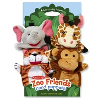 Melissa & Doug - Hand Animal Puppets - Zoo