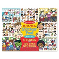Melissa & Doug - Reusable Sticker Pad - Face It!