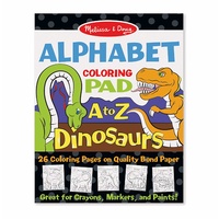 Melissa & Doug - Alphabet Colouring Pad a to Z Dinosaurs
