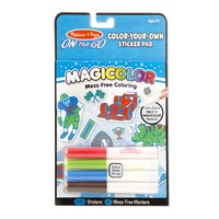 Melissa & Doug - On The Go - Magicolor - Sticker Book - Blue