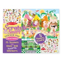 Melissa & Doug - Scratch & Sniff Sticker Pad - Floral Fairies