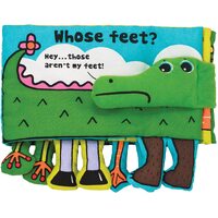 Melissa & Doug - Whose Feet? Soft Activity Book