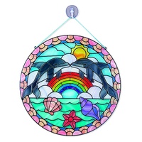 Melissa & Doug - Stained Glass Made Easy - Dolphins