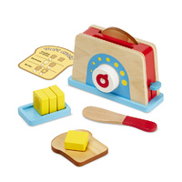 Melissa & Doug - Let's Play House! Toaster, Bread & Butter Set