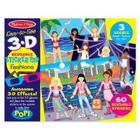 Melissa & Doug - Easy-to-See 3D - Reusable Sticker - Fashions