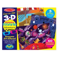 Melissa & Doug - Easy-to-See 3D - Reusable Sticker - Adventure