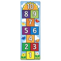 Melissa & Doug - Hop & Count Hopscotch Rug