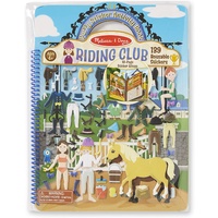 Melissa & Doug - Reusable Puffy Sticker Activity Book - Riding Club