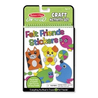 Melissa & Doug - On The Go - Craft Set - Felt Friends Stickers