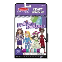 Melissa & Doug - On The Go - Craft Set - Fashion Designer