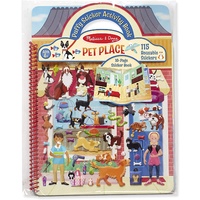 Melissa & Doug - Reusable Puffy Sticker Activity Book - Pet Place