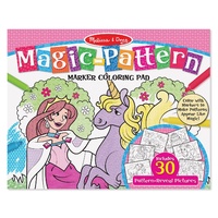 Melissa & Doug - Magic-Pattern Marker Colouring Pad - Pink