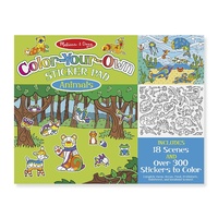 Melissa & Doug - Colour-Your-Own Sticker Pad - Animals
