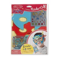 Melissa & Doug - Simply Crafty - Superhero Masks & Cuffs