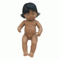 Miniland - Baby Doll Latin American Girl 38cm