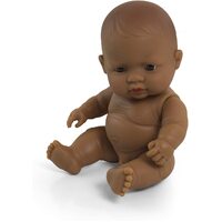 Miniland - Baby Doll Latin American Boy 21cm
