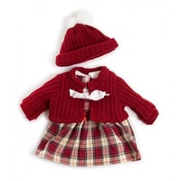 Miniland - 38cm Doll Clothing Set - Winter Dress Set