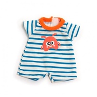 Miniland - 21cm Doll Clothing Set - Light Stripey Pyjamas