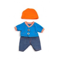 Miniland - 21cm Doll Clothing Set - Autumn Denim Set