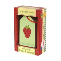 Mudpuppy - Flash Cards - Counting Fruits & Veggies